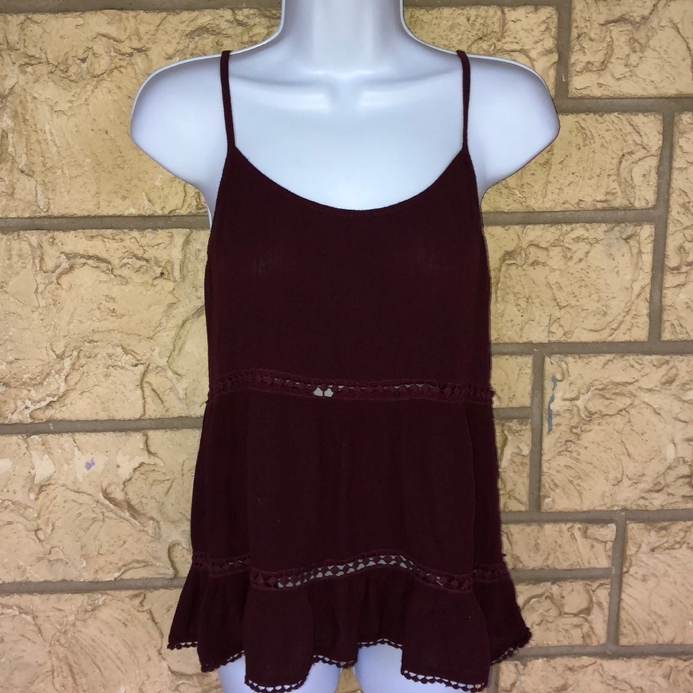 Socialite Plum Flow tank top Size XS